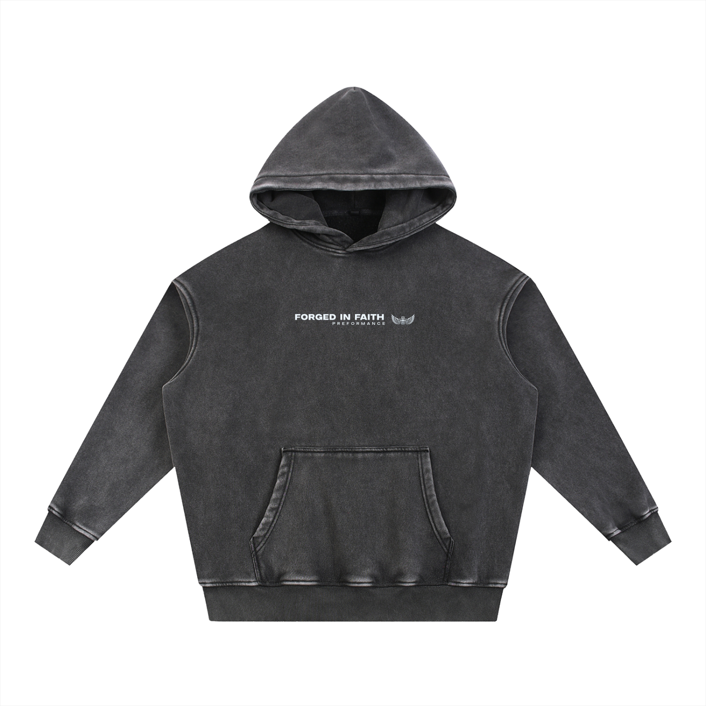 Snow Wash Faith Hoodie