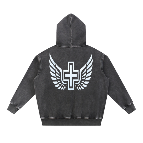 Snow Wash Faith Hoodie