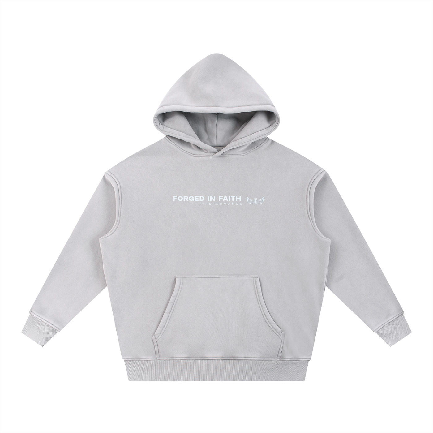 Snow Wash Fleece Oversize Hoodie